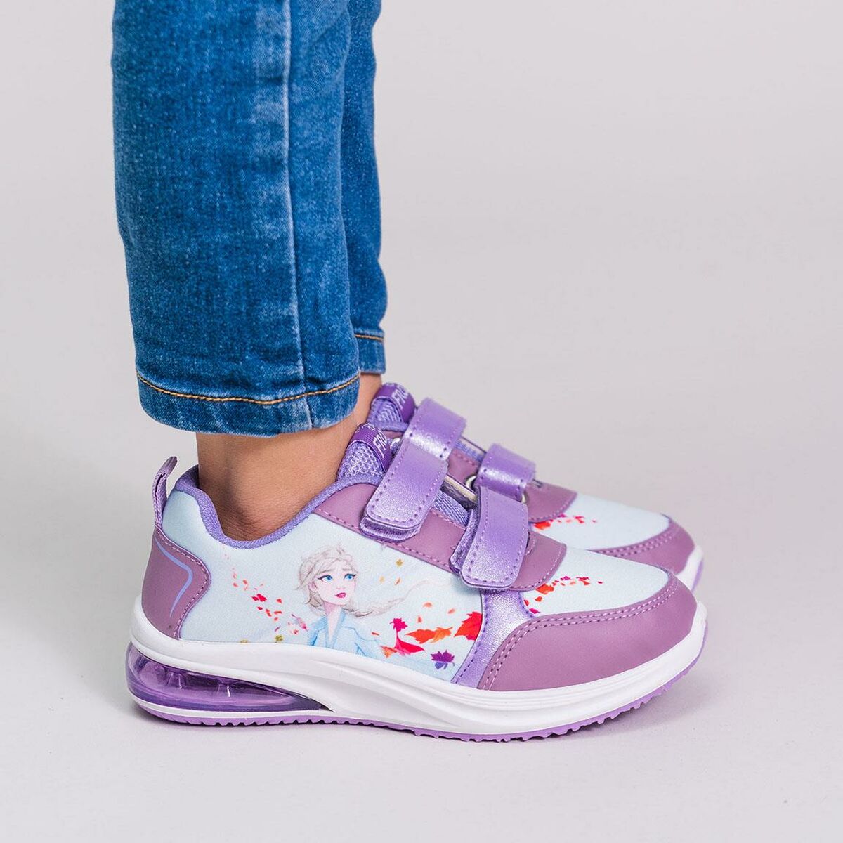 Frozen Anna & Elsa Sportschuhe mit LED Leuchte